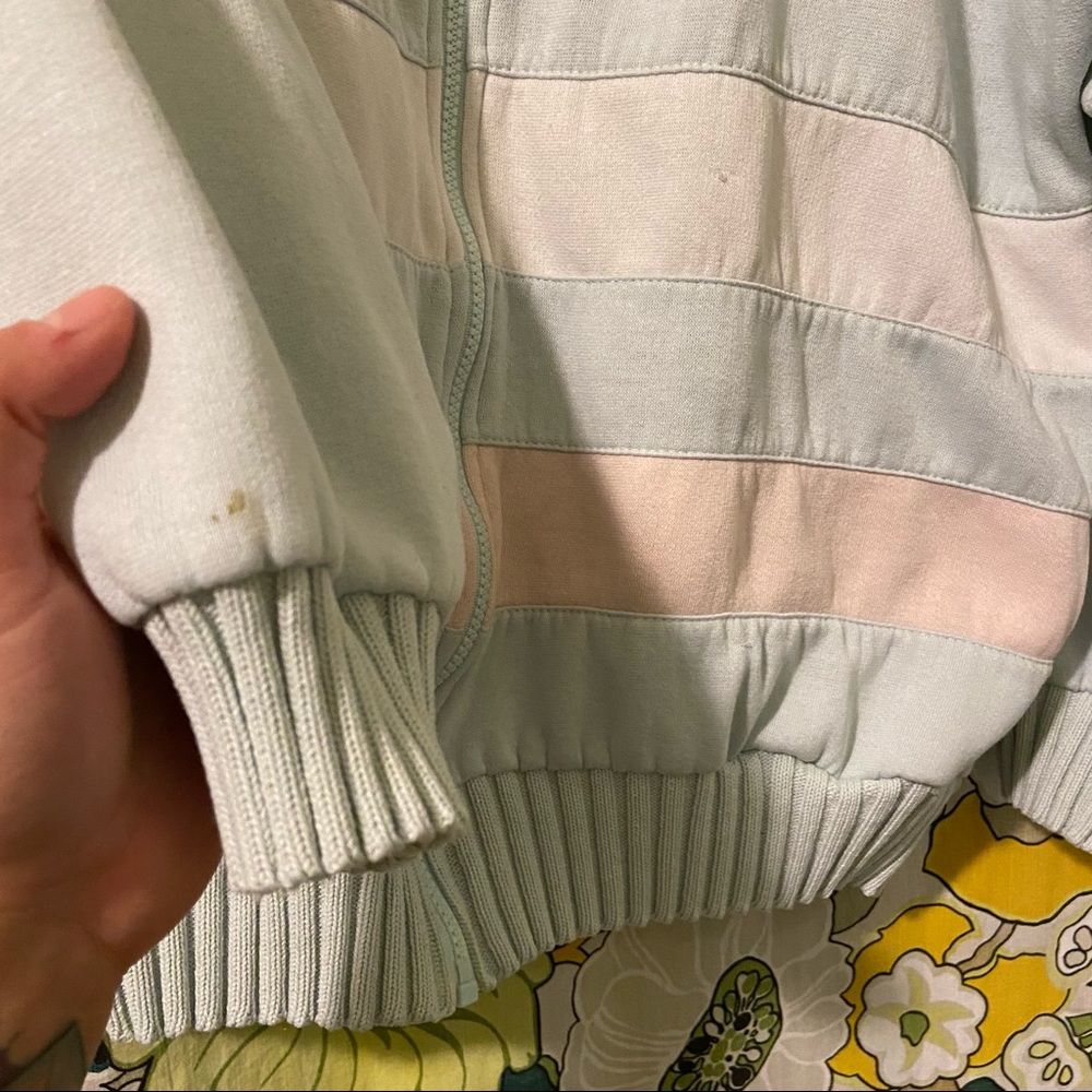 90s pastel zip up track jacket vintage - Picture 5 of 5